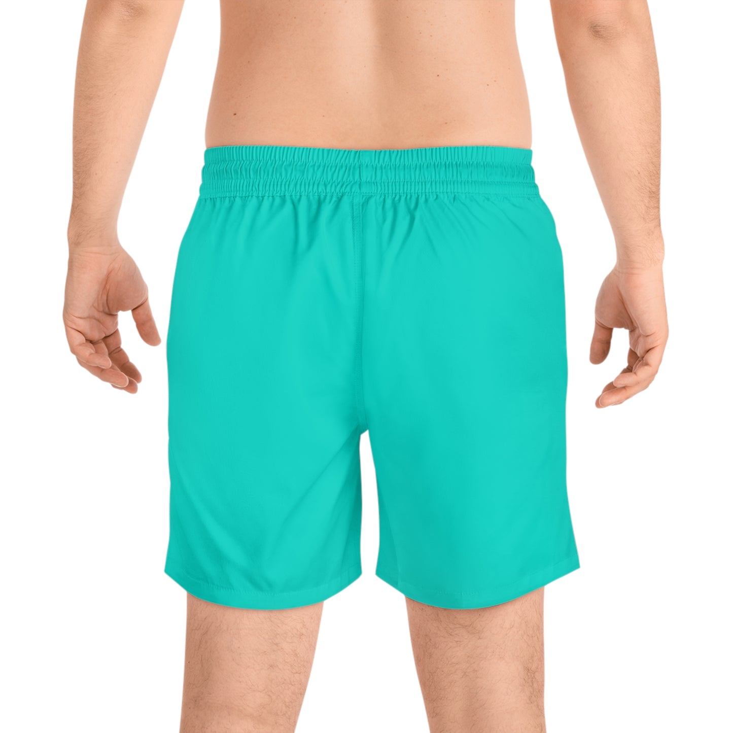 WOLFGANG Men's Mid-Length Swim Shorts (AOP)