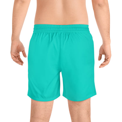 WOLFGANG Men's Mid-Length Swim Shorts (AOP)