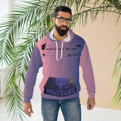 WOLFGANG Unisex Pullover Hoodie (AOP)