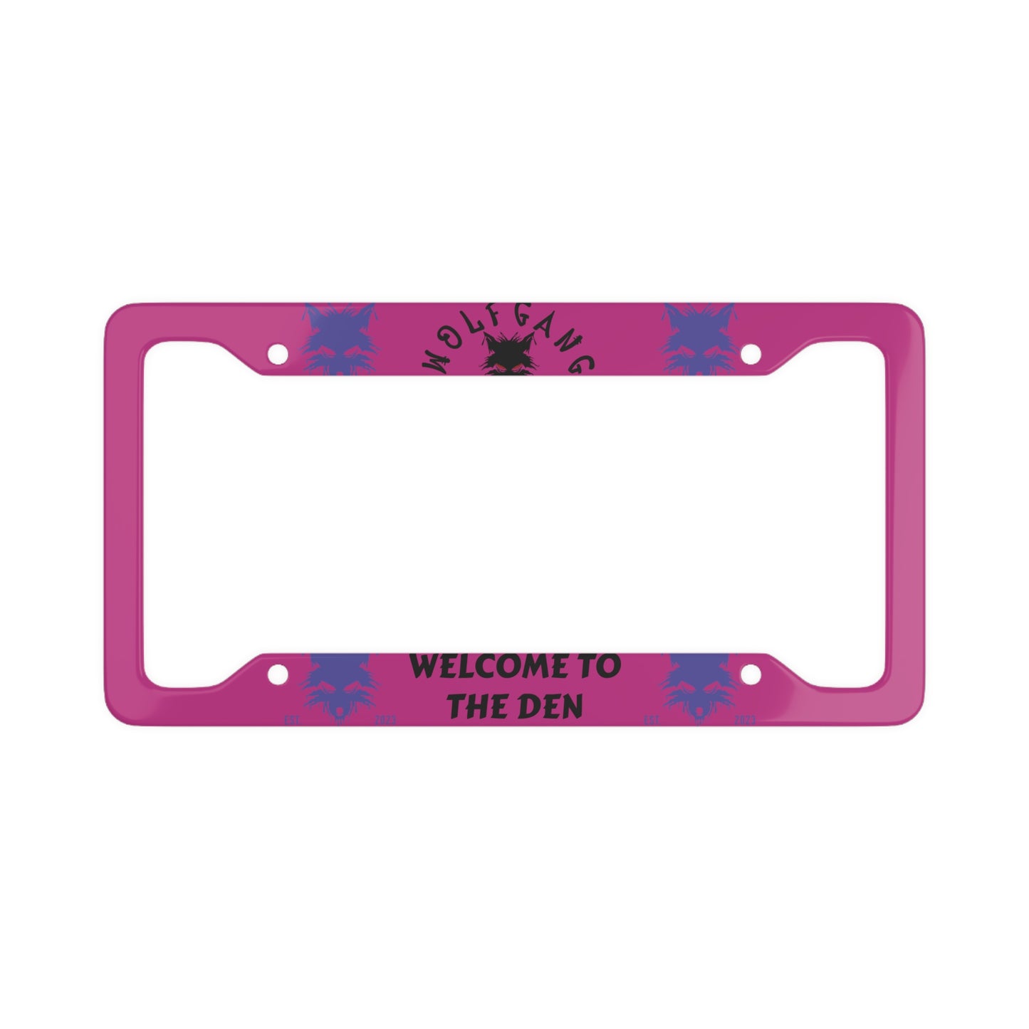 WOLFGANG License Plate Frame