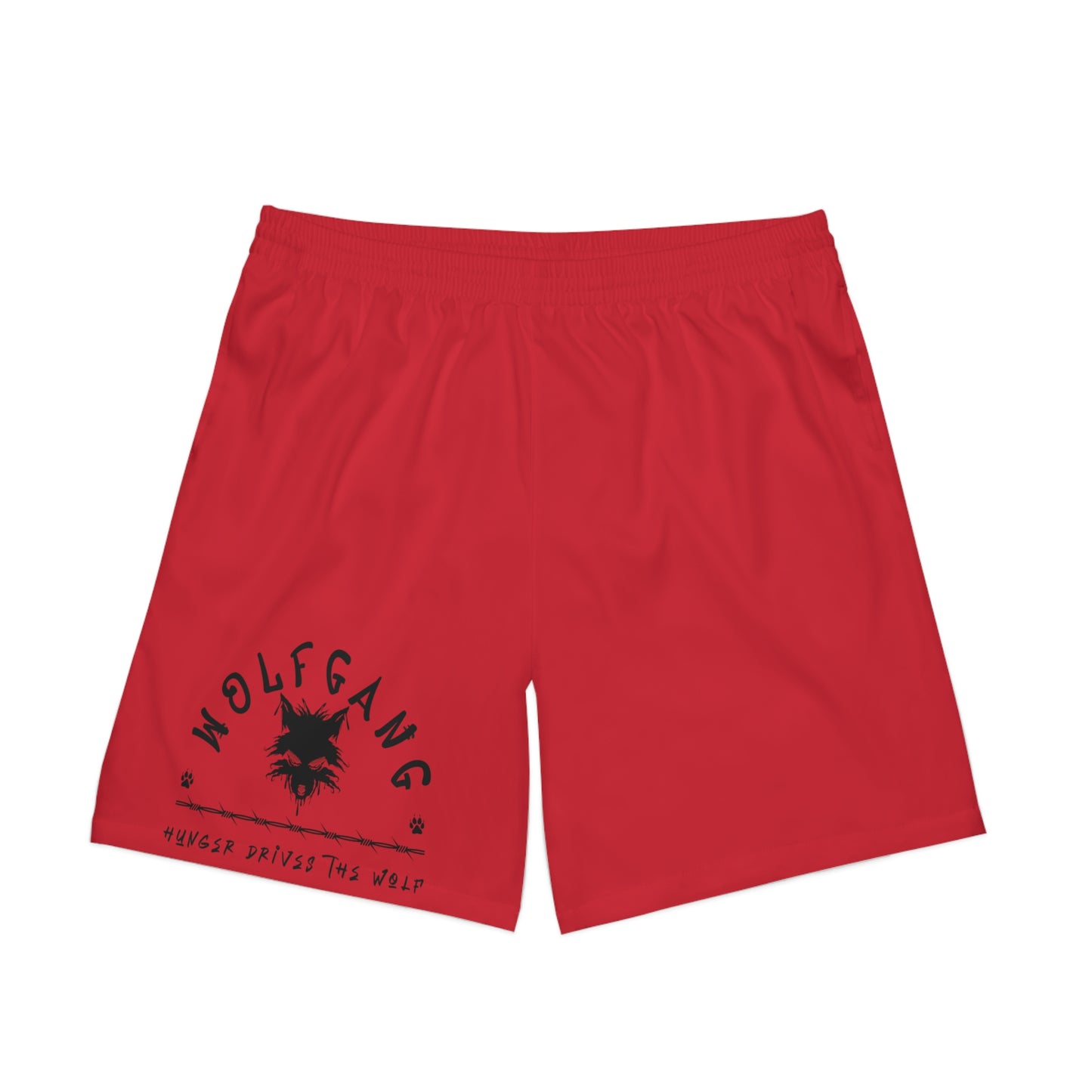 WOLFGANG Men's Elastic Beach Shorts (AOP)