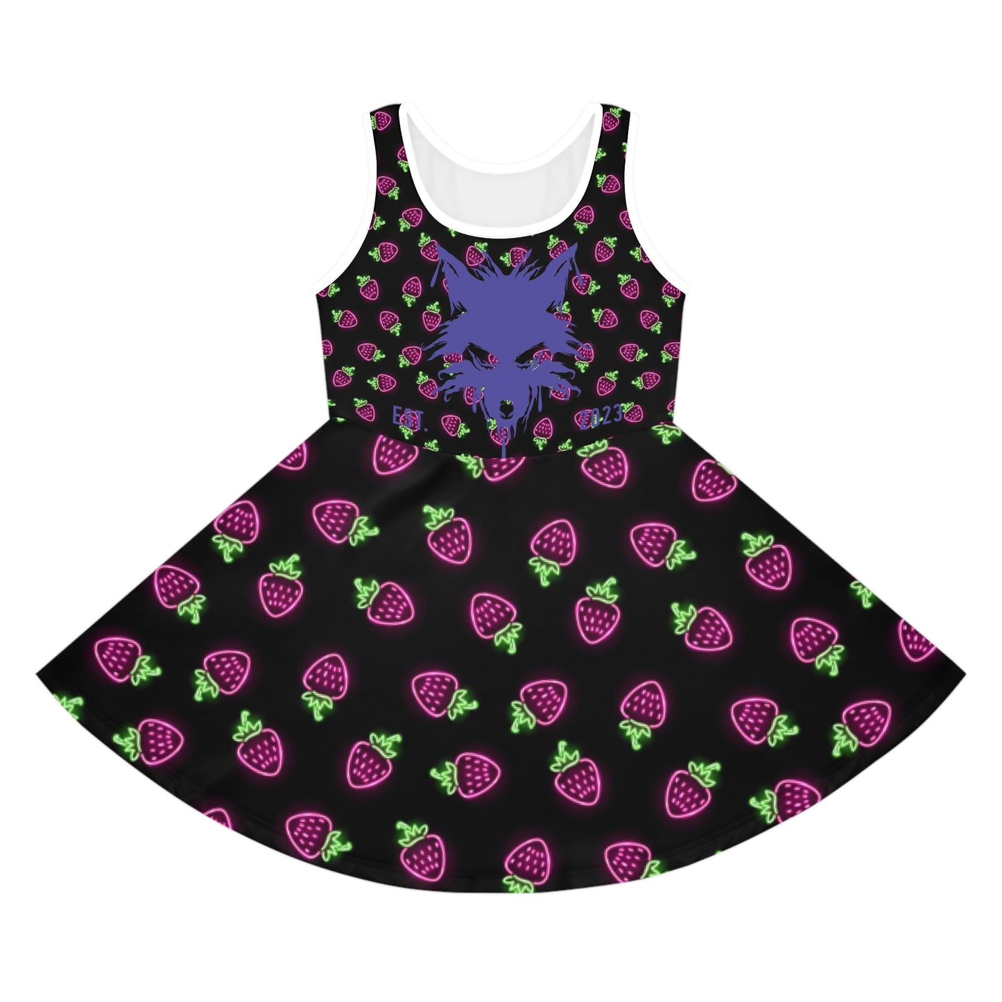 WOLFGANG Girls' Sleeveless (AOP) kids youth