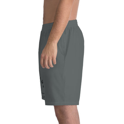 WOLFGANG Men's Elastic Beach Shorts (AOP)