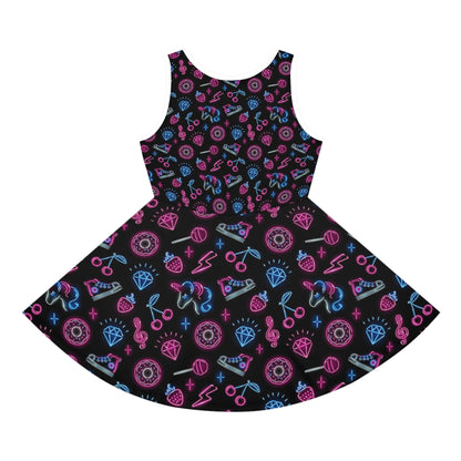 WOLFGANG Girls' Sleeveless  (AOP) kids youth