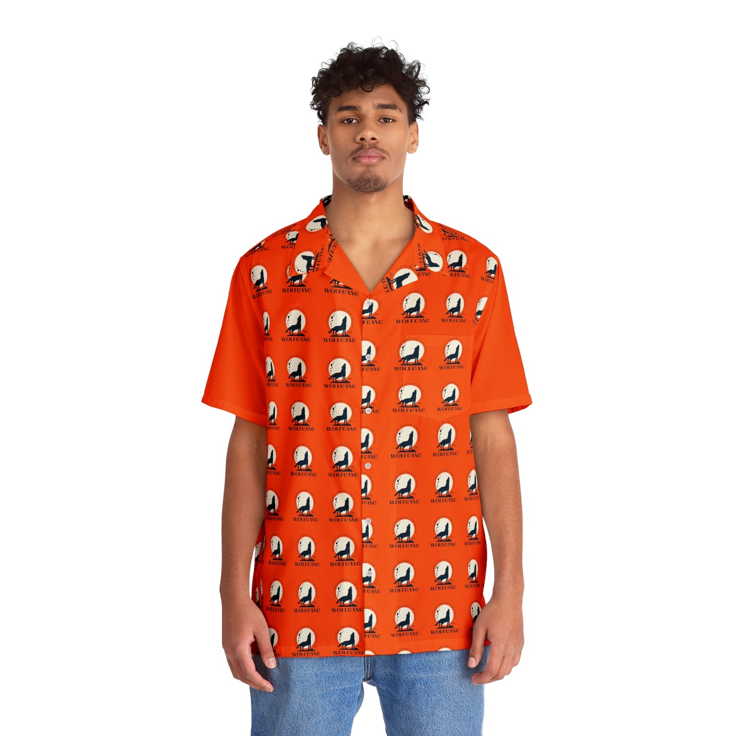 WOLFGANG Men's Hawaiian Shirt (AOP)