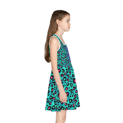 WOLFGANG Girls' Sleeveless (AOP) kids youth