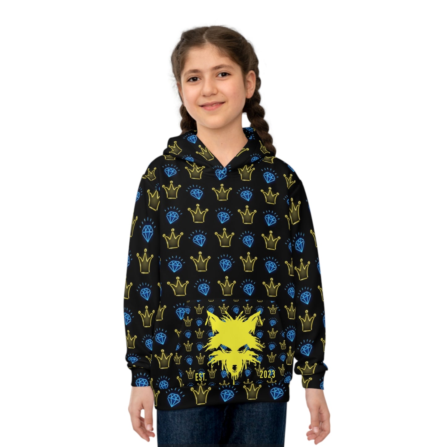 WOLFGANG Children's Hoodie (AOP)