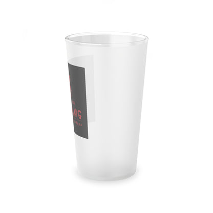 WOLFGANG Frosted Pint Glass, 16oz