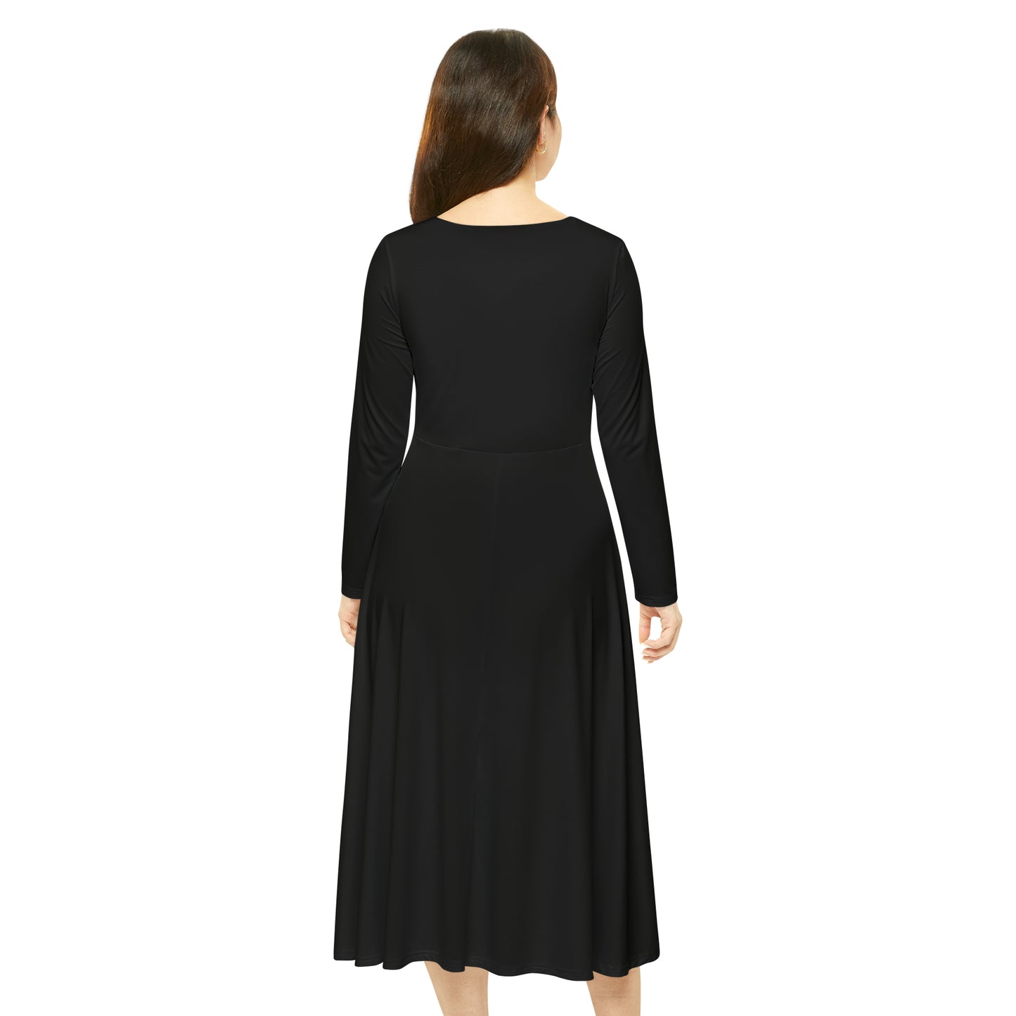 WOLFGANG Women's Long Sleeve Dance Dress (AOP)