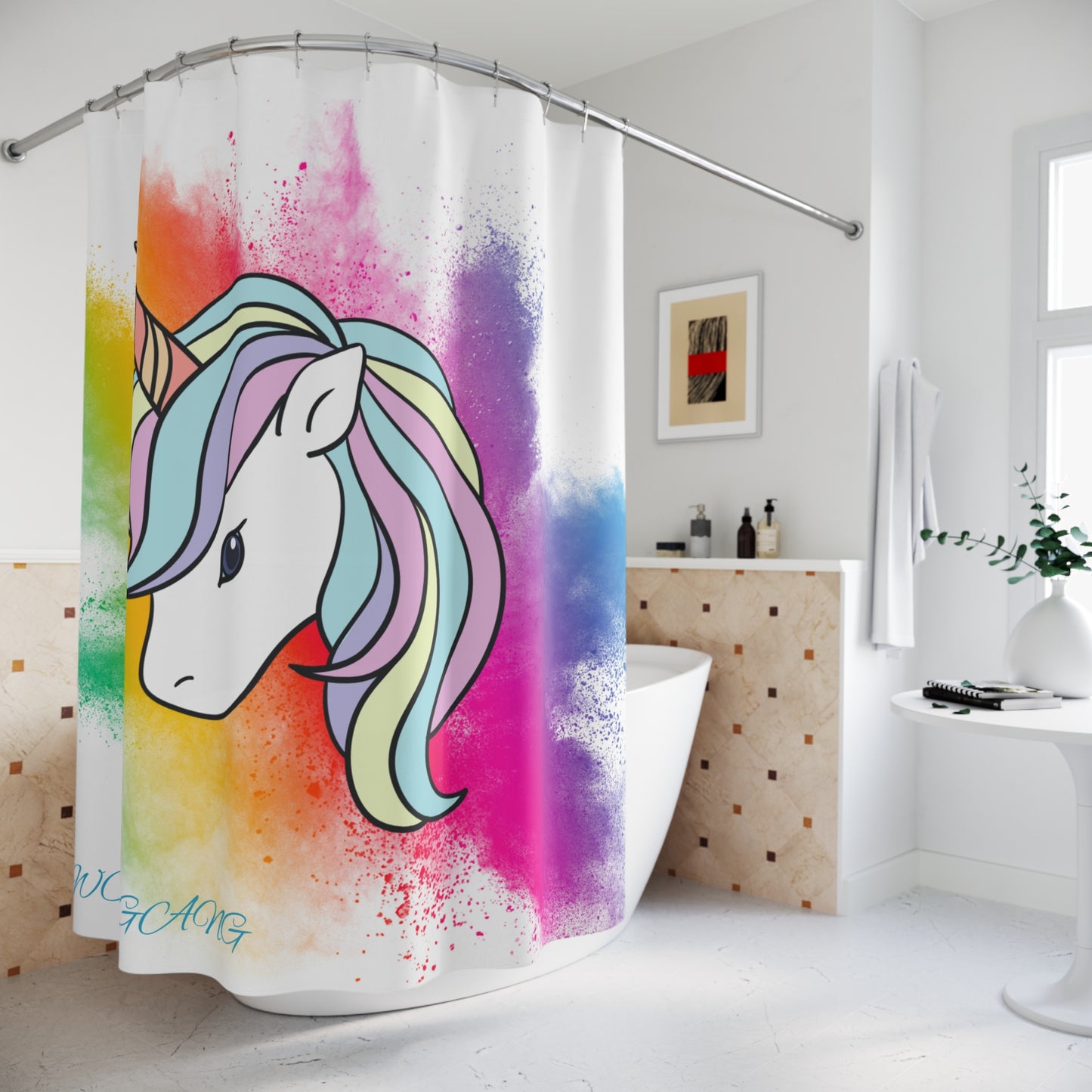 WOLFGANG Polyester Shower Curtain