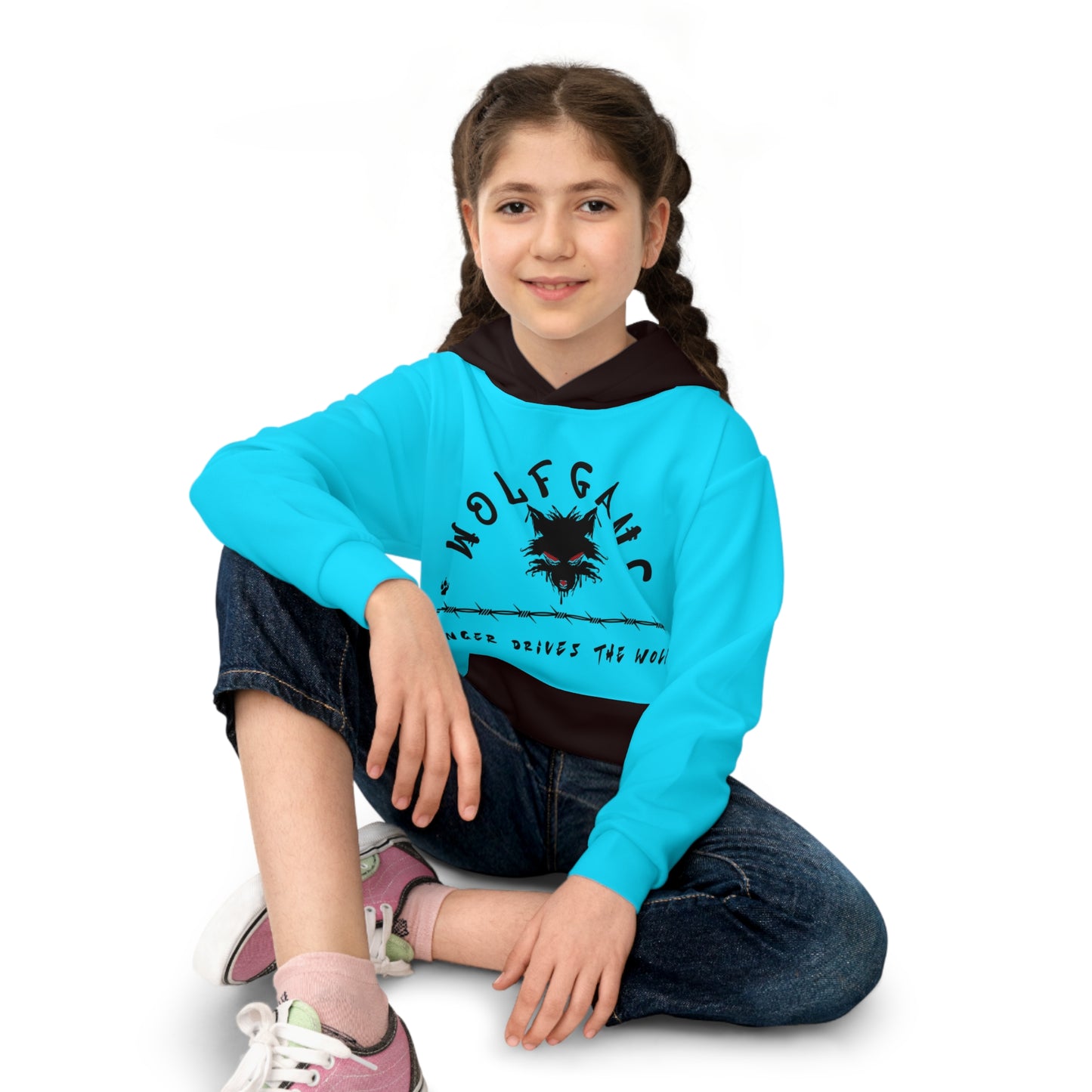 WOLFGANG Children's Hoodie (AOP)