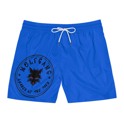 WOLFGANG Men's Mid-Length Swim Shorts (AOP)