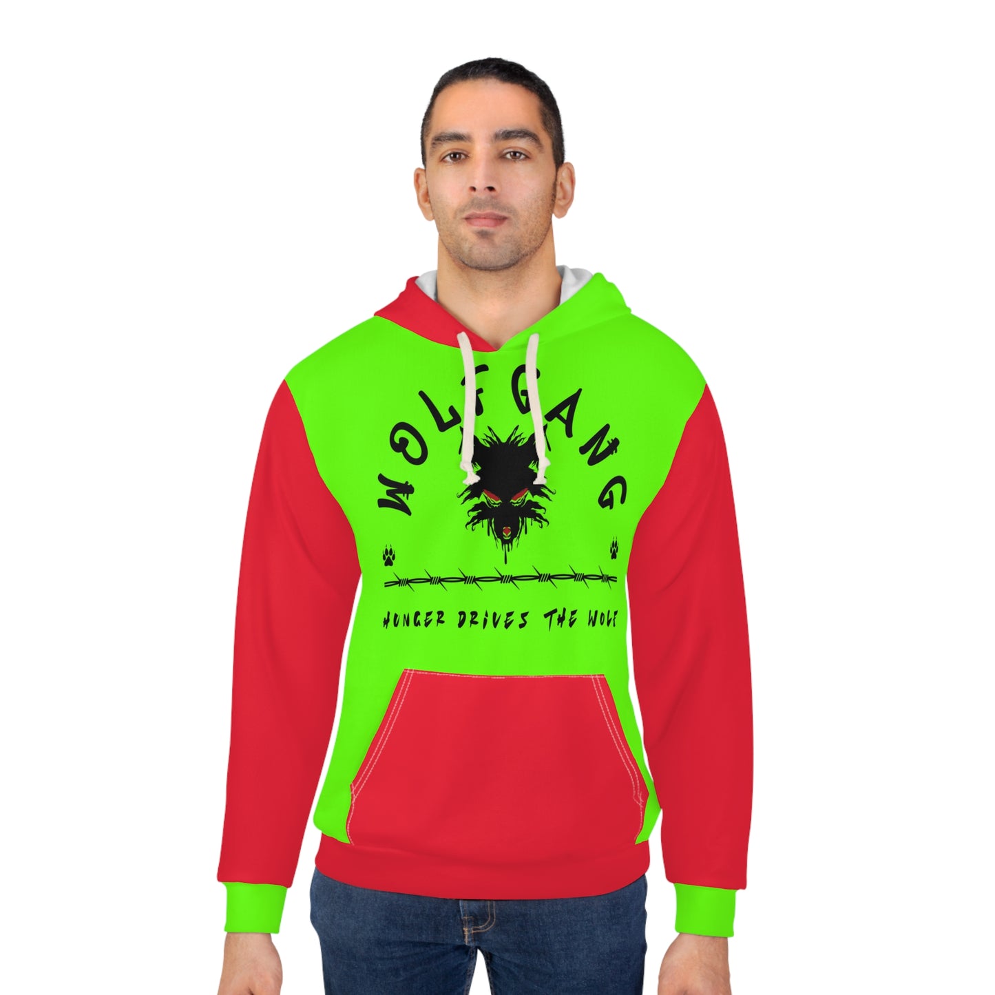 WOLFGANG Unisex Pullover Hoodie (AOP)