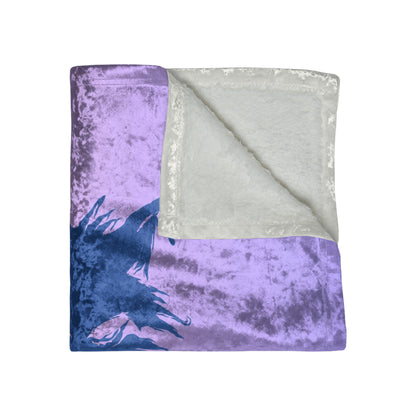 WOLFGANG Crushed Velvet Blanket