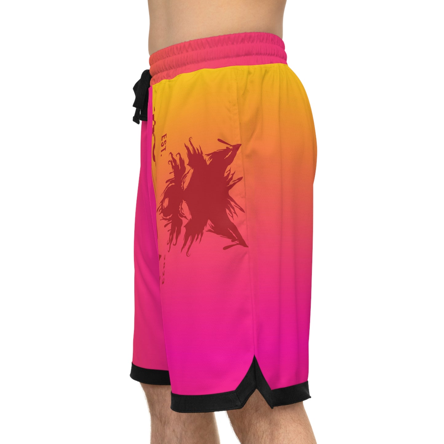 WOLFGANG Basketball Rib Shorts (AOP)