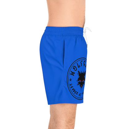 WOLFGANG Men's Mid-Length Swim Shorts (AOP)