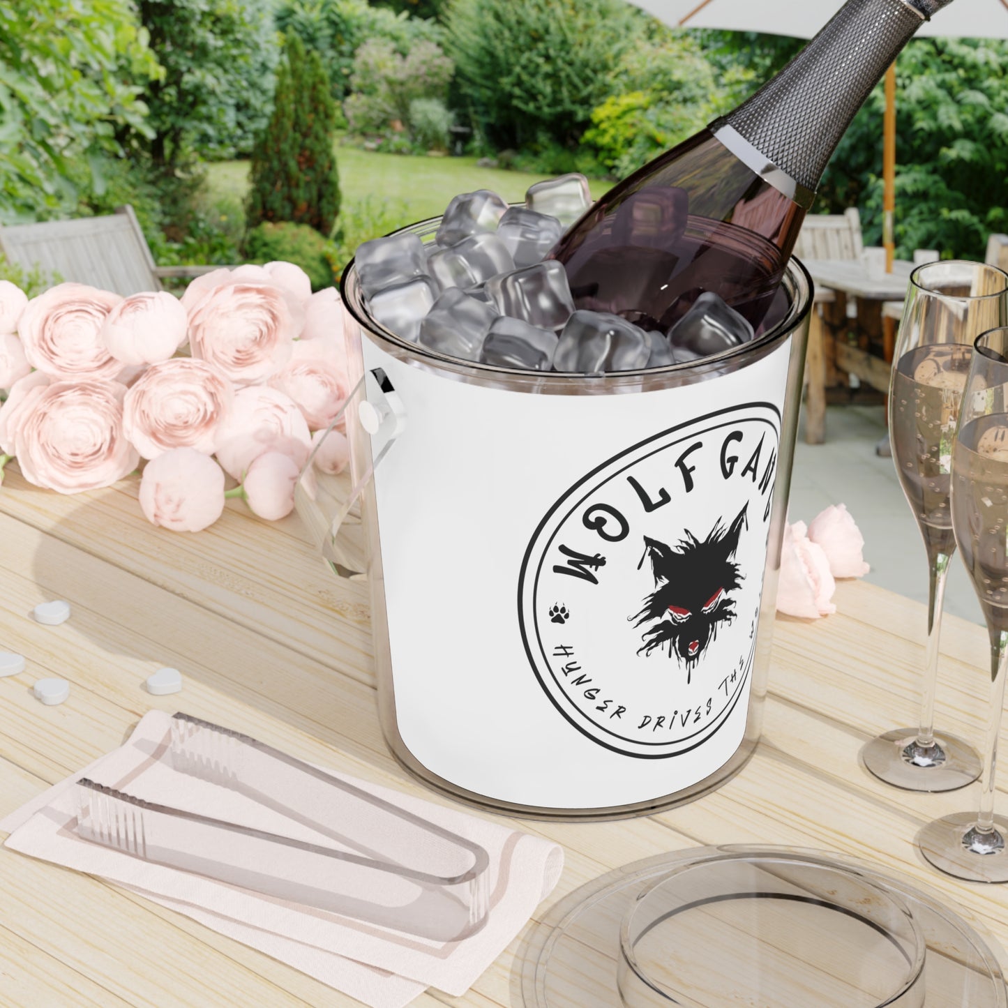 WOLFGANG Ice Bucket with Tongs