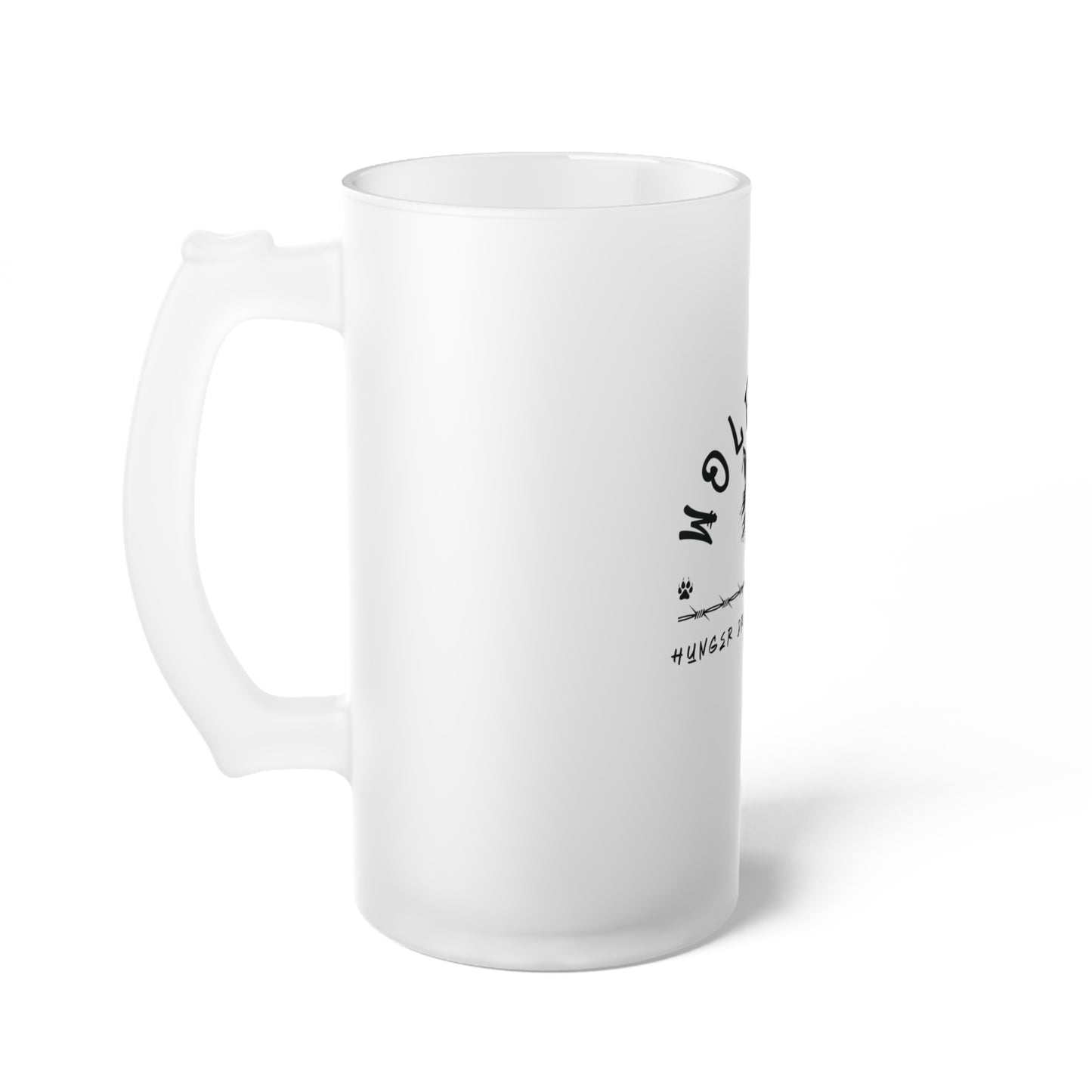 WOLFGANG Frosted Glass Beer Mug