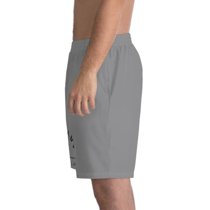 WOLFGANG Men's Elastic Beach Shorts (AOP)