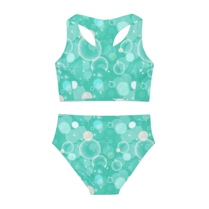 WOLFGANG Girls Two Piece Swimsuit (AOP)