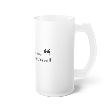 WOLFGANG Frosted Glass Beer Mug