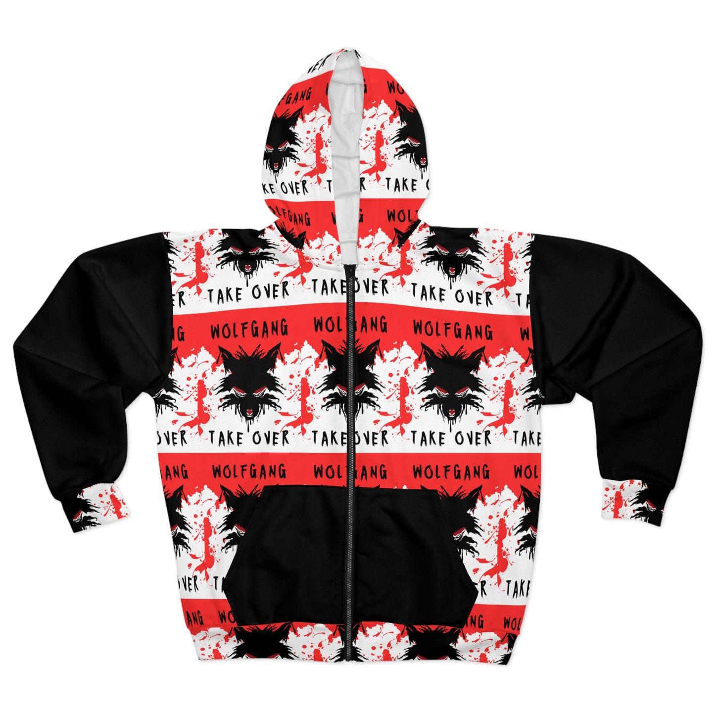 WOLFGANG SPECIAL Unisex Zip Hoodie (AOP)