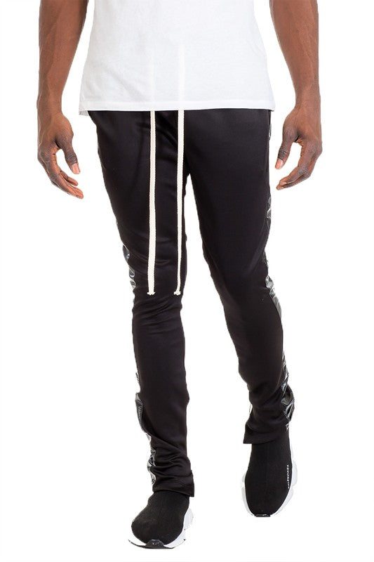 Leather Tape Track Pants MEN'S