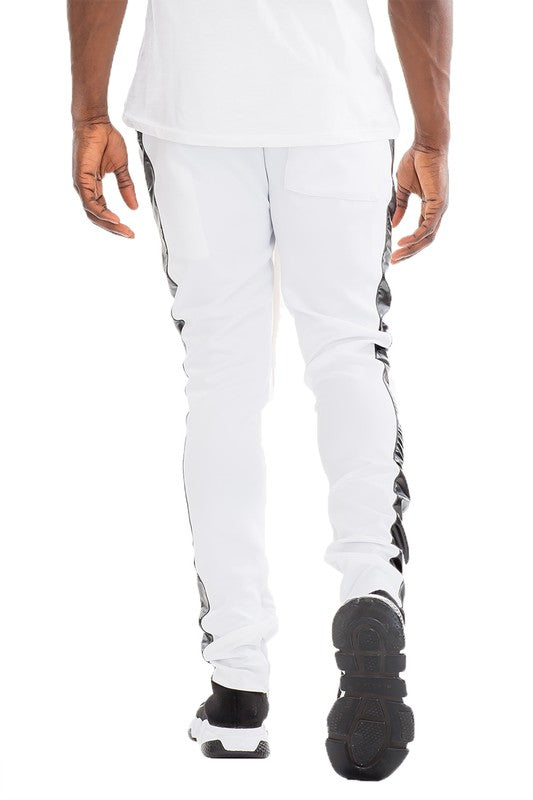 Leather Tape Track Pants MEN'S