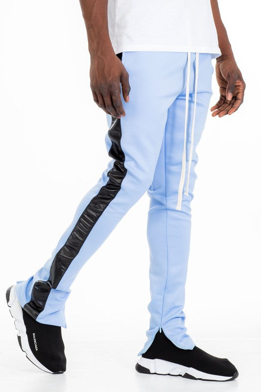 Leather Tape Track Pants MEN'S